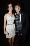 Sally Humphries and Ronnie Wood