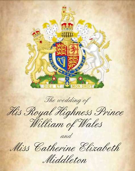 kate and prince william invitation prince william housing authority. prince william kate wedding