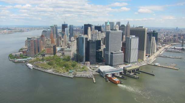 Aerial View of New York City