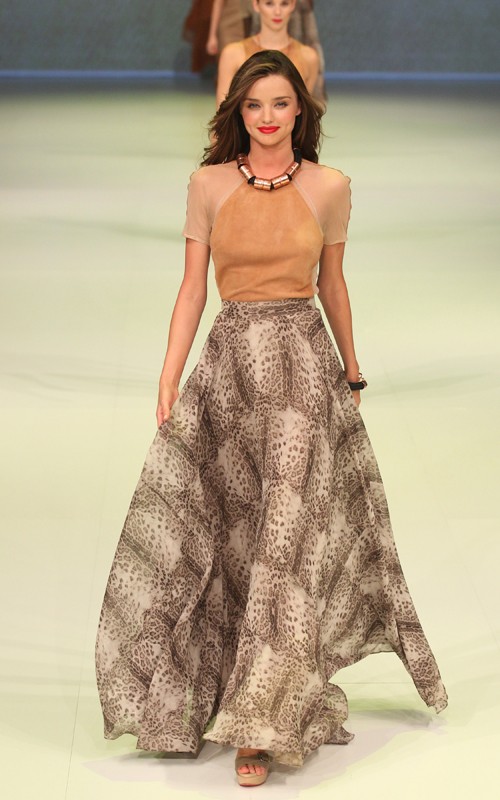 Miranda Kerr Walks In Australia's S/S 2012 David Jones Fashion Show