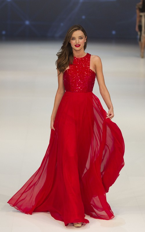 Miranda Kerr Walks In Australia's S/S 2012 David Jones Fashion Show