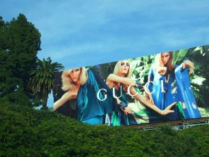 GUCCI Billboard in Los Angeles. Photo Credit: Kristen Colapinto