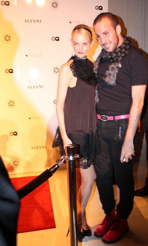 Lytdia Hearst and Micah Jesse at GQ Alfani Party with Ne-Yo