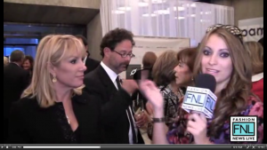 Kristen Colapinto interviews Ramona Singer for Fashion News Live at Pamella Roland