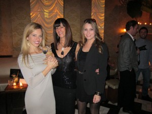 Dina Manzo, Kay Unger, and Kristen Colapinto at RichRocks Launch Party at Hurricane Club in New York City.