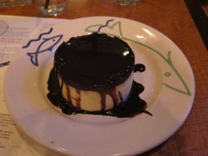 Boston Cream Pie Dessert from Legal Seafood in White Plains, NY