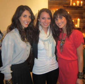 Kristen Colapinto, Danielle and Jodie Snyder at the DANNIJO Fall 2011 Presentation