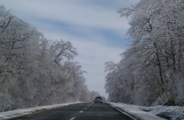 Taconic Parkway in the Winter