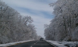 Taconic Parkway in the Winter