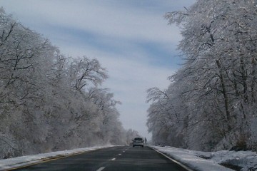Taconic Parkway in the Winter