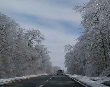 Taconic Parkway in the Winter