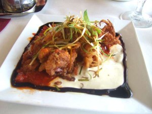 Fried Calamari Appetizer at 'Top of the World' Restaurant in Las Vegas
