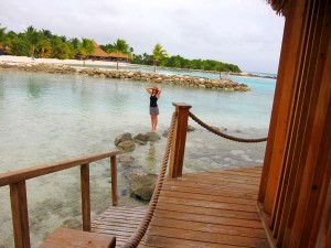 Kristen Colapinto at Spa Cove on Aruba’s Renaissance Island