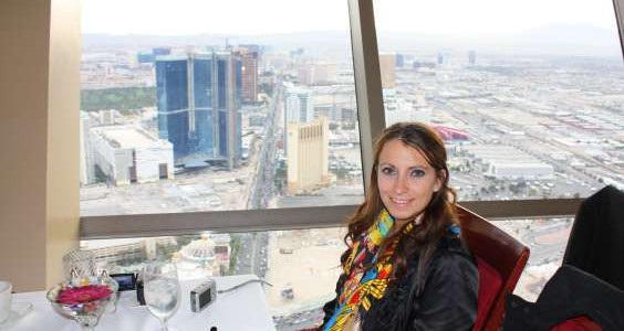 Kristen Colapinto at 'Top of the World' Restaurant in Las Vegas
