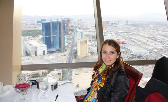 Kristen Colapinto at 'Top of the World' Restaurant in Las Vegas