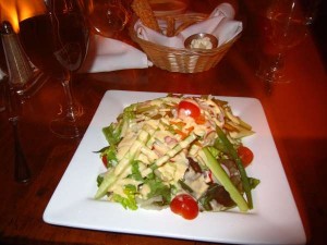 House salad from Beekman Arms Inn in Connecticut