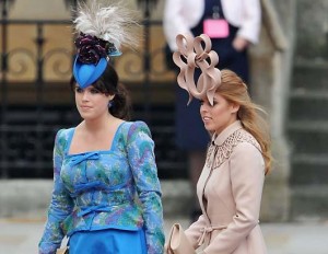 Philip Treacy hats at the Royal Wedding