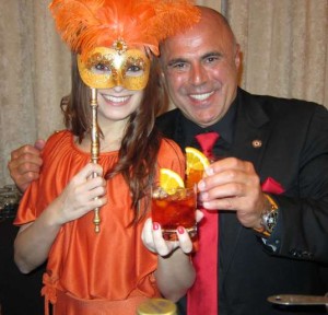 Kristen Colapinto and Tony the Mixologist